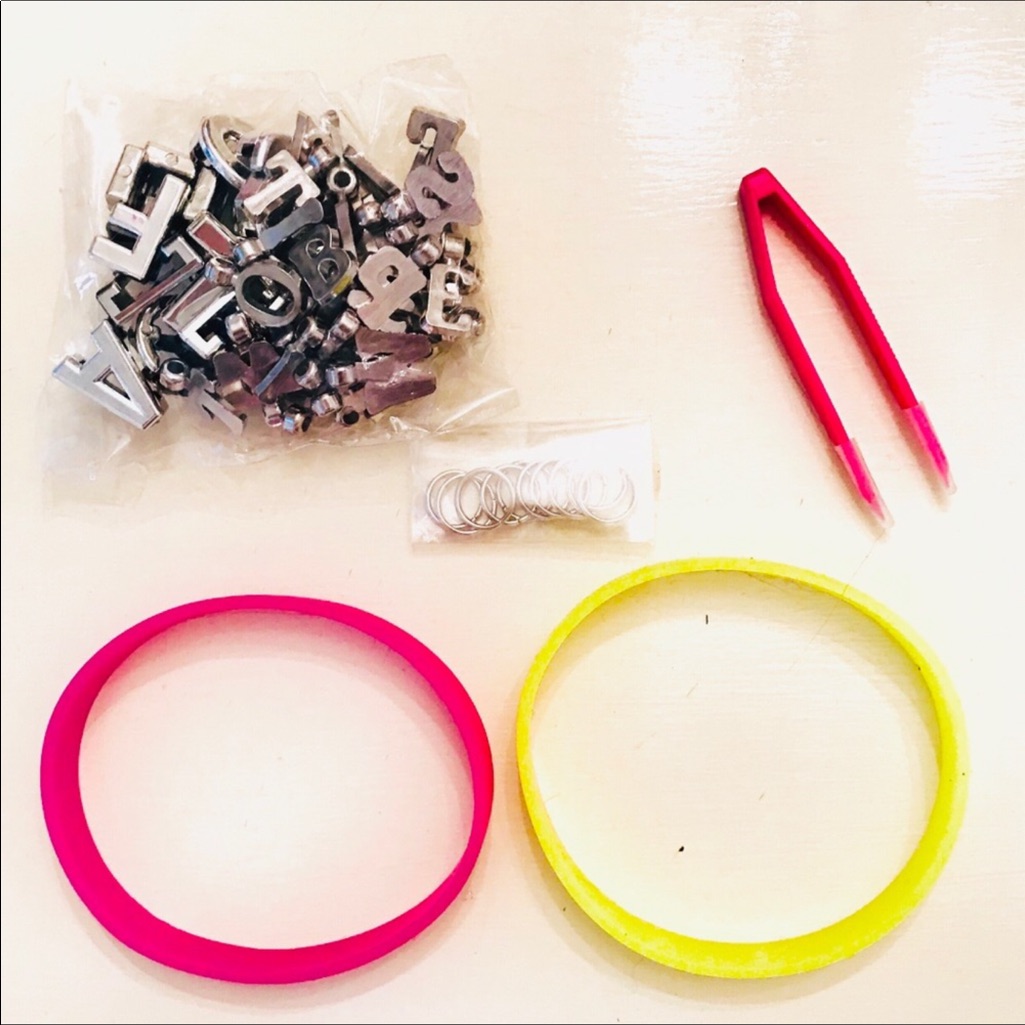 Bracelet Jewelry Making Kit Alphabet Charms